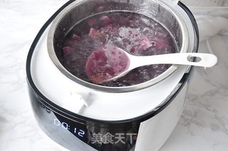 紫薯炖银耳的做法步骤:8
