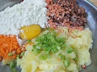 田园风味丸子的做法步骤:5