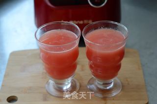 雪梨西瓜汁的做法步骤:5
