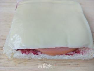 蓝莓西多士的做法步骤:8