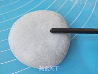蓝蝴蝶彩豆包的做法步骤:10