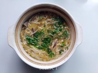 豆芽猪肝汤的做法步骤:8
