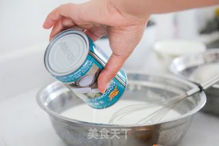 向日葵椰汁千层糕的做法步骤:2