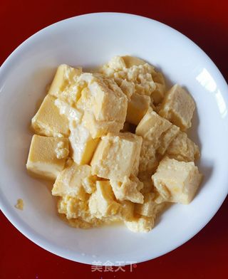 凉拌鸡蛋豆腐的做法步骤:7