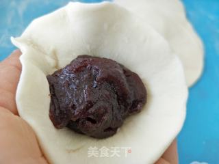 油炸豆沙饼的做法步骤:4