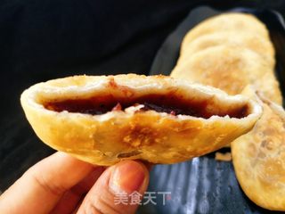 油炸豆沙饼的做法步骤:12