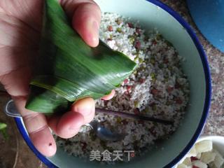 豆沙粽子的做法步骤:9