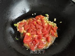 西红柿手擀面的做法步骤:8