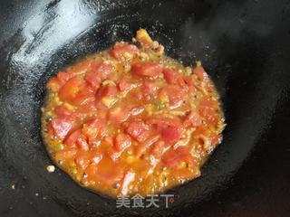 西红柿手擀面的做法步骤:9