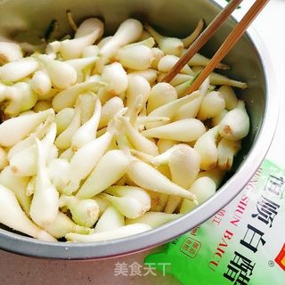 腌糖醋荞头的做法步骤:5
