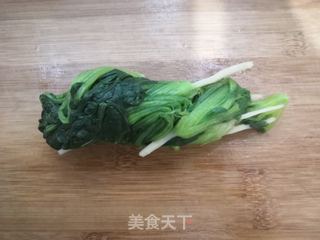 菠菜鸡蛋糕的做法步骤:6