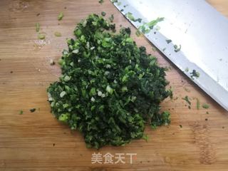 菠菜鸡蛋糕的做法步骤:7