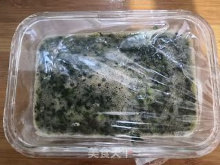 菠菜鸡蛋糕的做法步骤:12