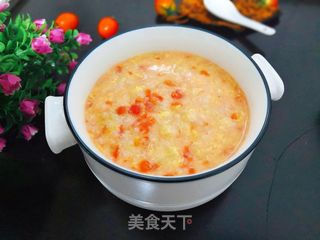 西红柿丝瓜补钙粥的做法步骤:25