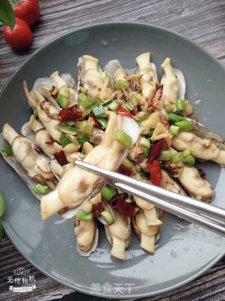 香辣蛏子的做法步骤:16