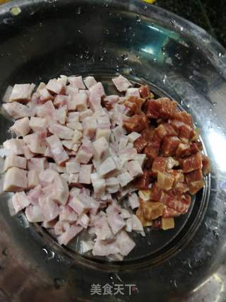 菠萝炒饭的做法步骤:3