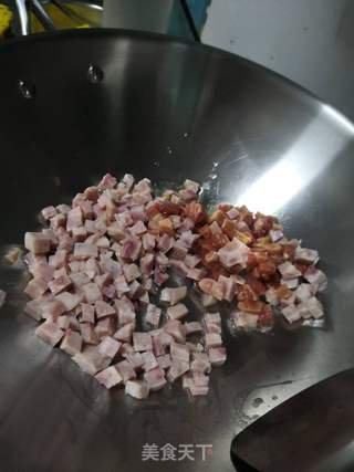 菠萝炒饭的做法步骤:6