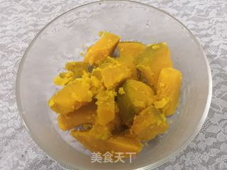 牛奶南瓜糊的做法步骤:7
