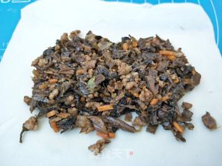 “ 肉食、荤菜 ”梅干菜肉馅饼的做法步骤:11