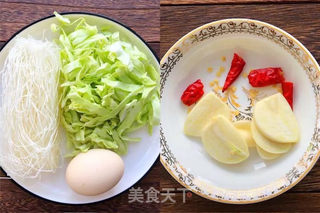 #鸡蛋炒米粉的做法图解2