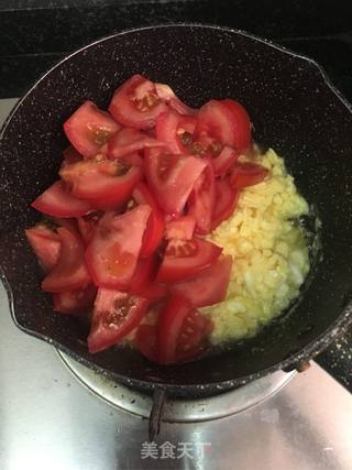 番茄鸡蛋面的做法步骤：7