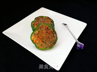 青椒米饭饼！的做法步骤：1