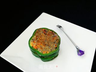 青椒米饭饼！的做法步骤：9