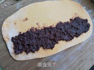 南瓜豆沙卷的做法步骤:7