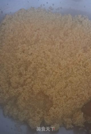 红豆小米酥的做法步骤:5