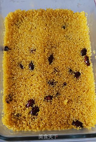 红豆小米酥的做法步骤:8
