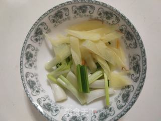 韭菜苔炒双虾的做法步骤:4