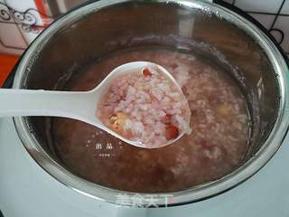 红豆莲子粥的做法步骤:4