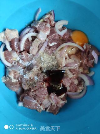 羊肉串的做法步骤:2
