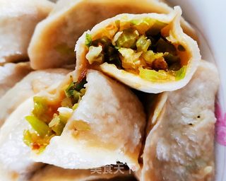 素馅汤面蒸饺的做法步骤:7