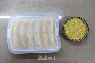 鸡肉青豆香肠的做法步骤：6