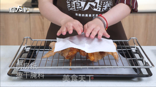 脆皮蜜汁烤鸡的做法步骤:6
