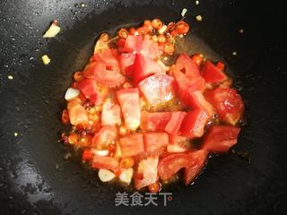 蕃茄西兰花捞面的做法步骤:5