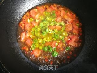蕃茄西兰花捞面的做法步骤:8