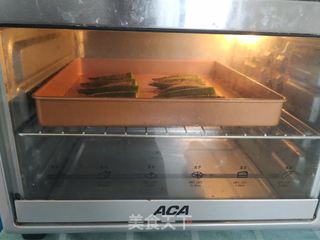 烤秋葵的做法步骤：5