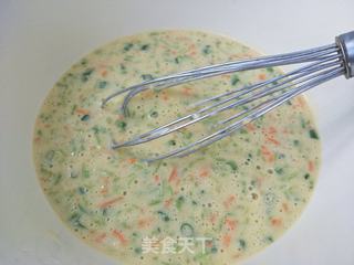 苦瓜鸡蛋饼的做法步骤:6