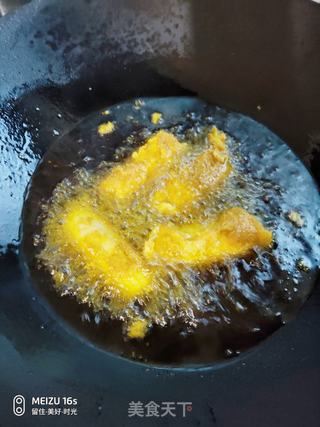 油炸燕麦香蕉的做法步骤:6