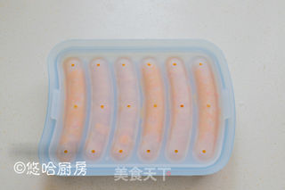 奶香咖喱鸡肉肠的做法步骤:7