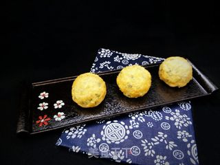 东北玉米面菜团子的做法步骤:8