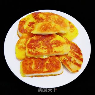 煎馒头片的做法步骤:6