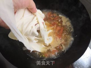 饺子皮汤面的做法步骤:11