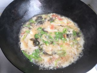 饺子皮汤面的做法步骤:14