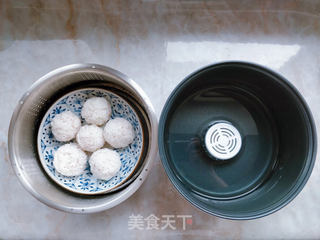 糯米珍珠圆子的做法步骤:7