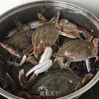 姜醋汁海蟹的做法步骤:3