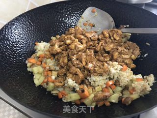 鸡肉糙米藜麦竹筒饭的做法步骤：7