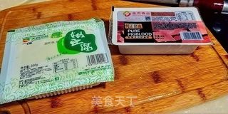 黑白豆腐羹的做法步骤：1